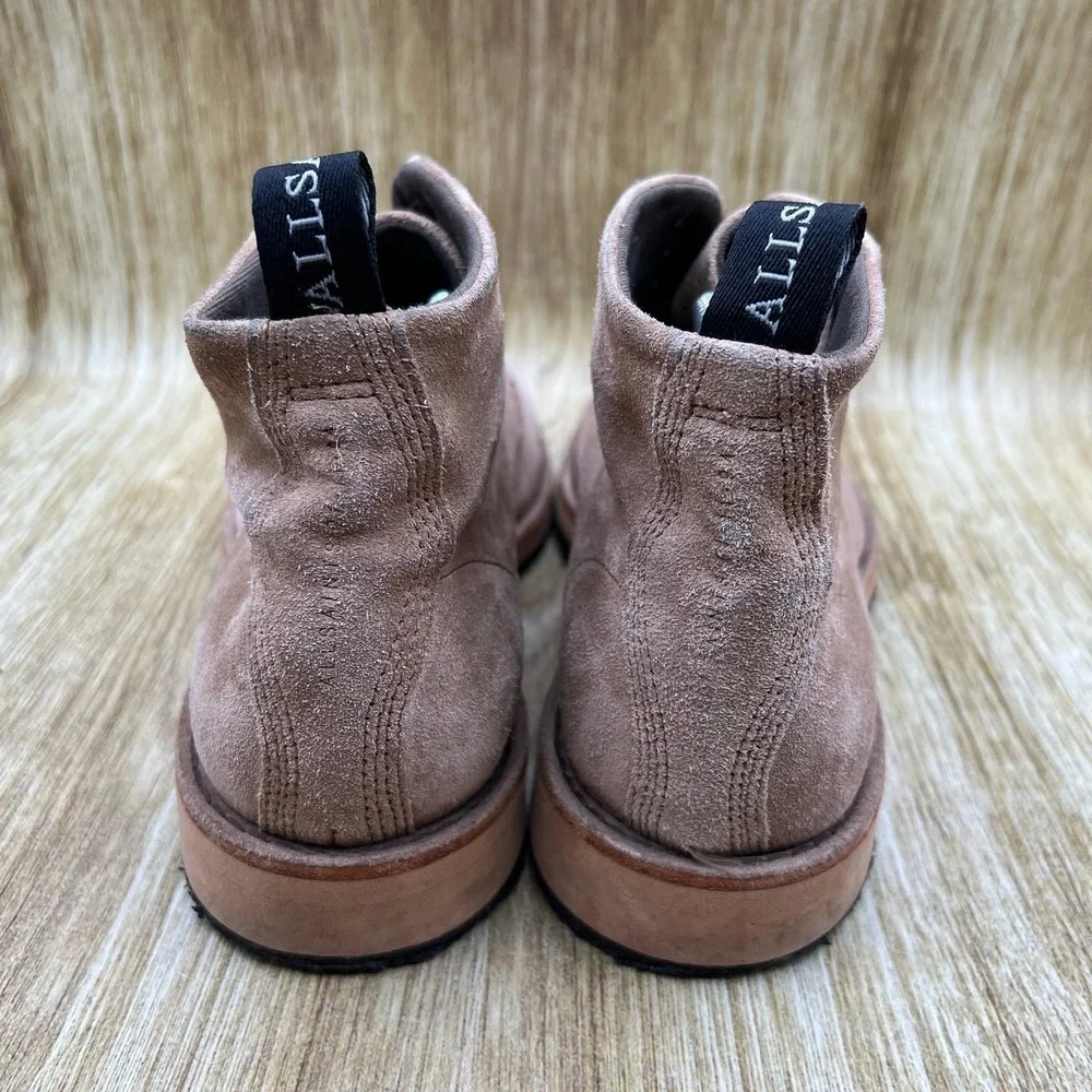 AllSaints Matthias Chukka Boots Men's Size 9 EU 42 Brown Suede‎ Ankle Shoes